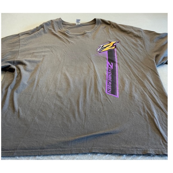 Gildan Other - Gildan Elijah Zevenbergen Racing T-Shirt Dirt Track Graphic Grey 3XL Racing Tee